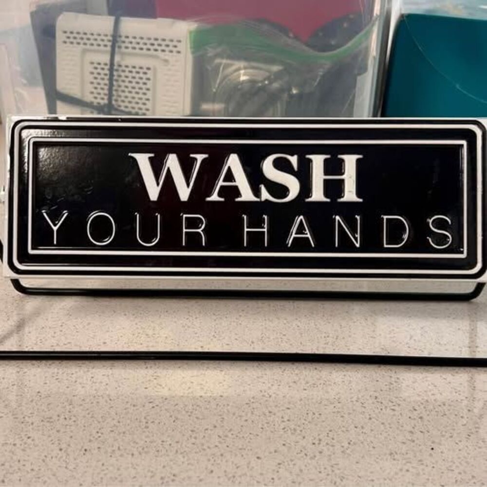 Hearth & Hand Bathroom Sign